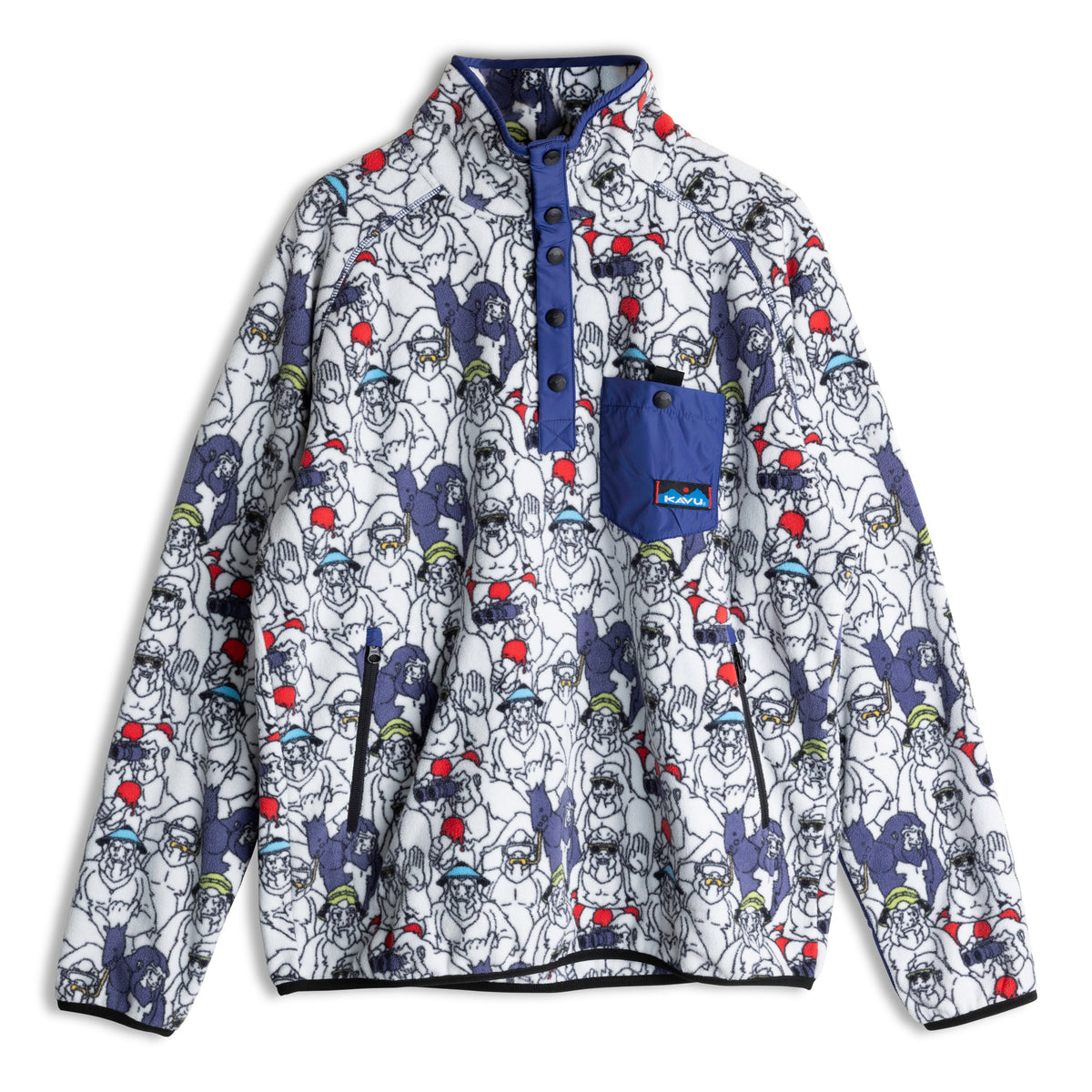 KAVU Men's Cubed Tee - Kelp Forest